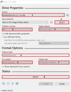 HƯỚNG DẪN TẠO USB CÀI WINDOWS VÀ ĐỊNH DẠNG Ổ CỨNG 2 rufus 1