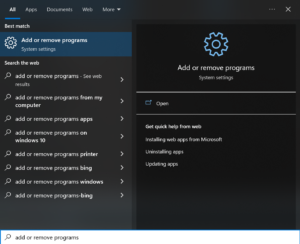 Hướng dẫn gỡ cài đặt các phần mềm trên máy tính 9 1 8