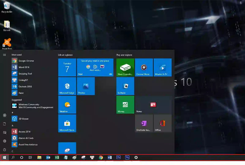 Bật mí cách chỉnh sửa thanh taskbar trong win 10 hiệu quả nhất 3 494 dieu chinh thanh taskbar