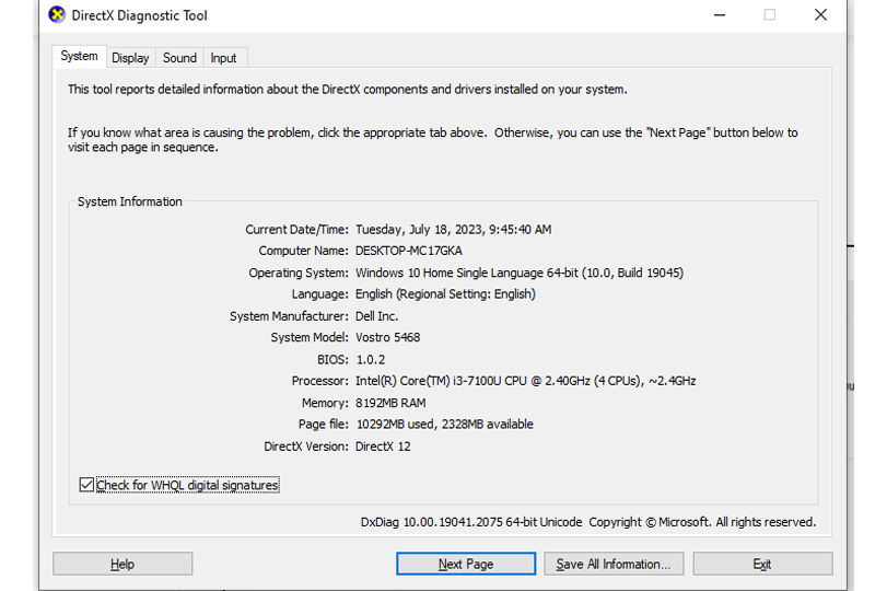 5 cach xem cau hinh laptop