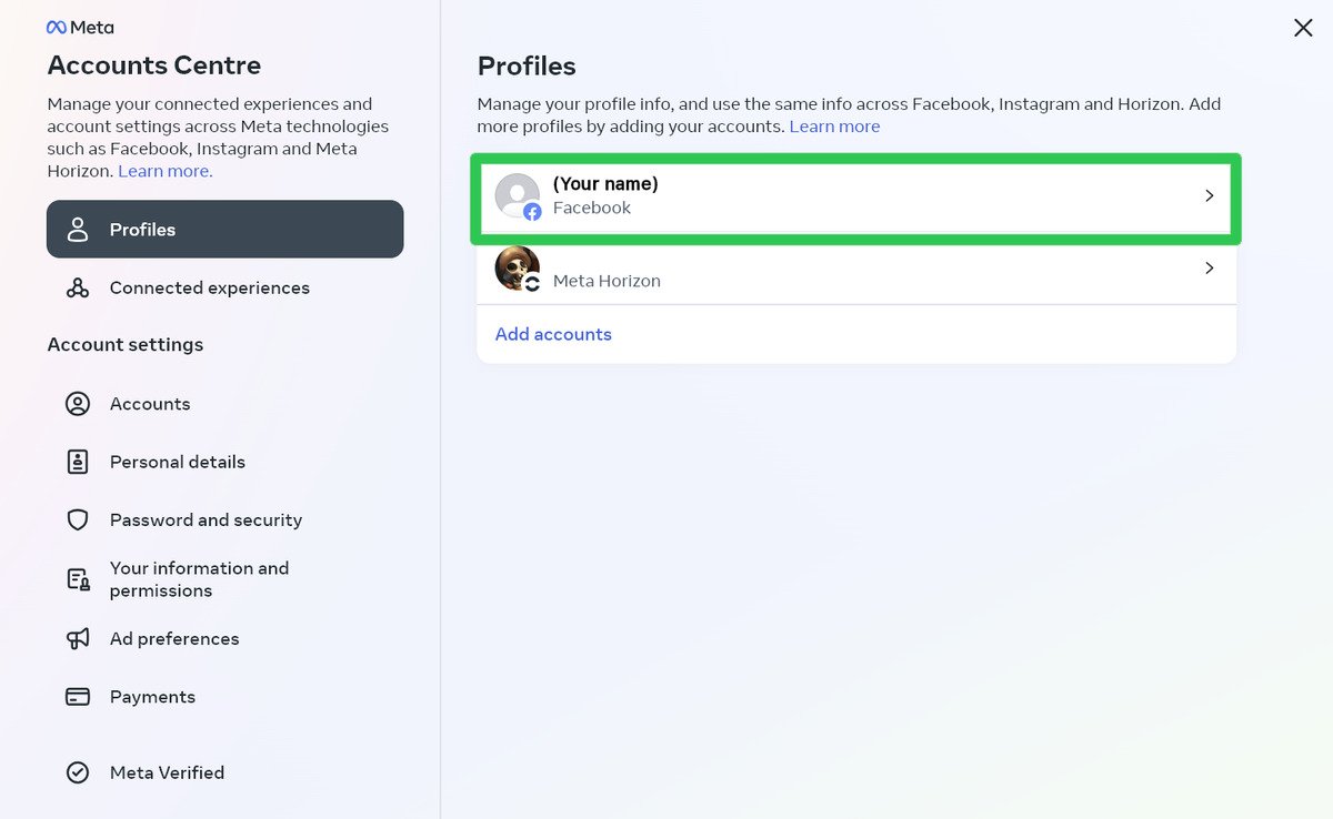Cách đổi tên của bạn trên Facebook 3 52
