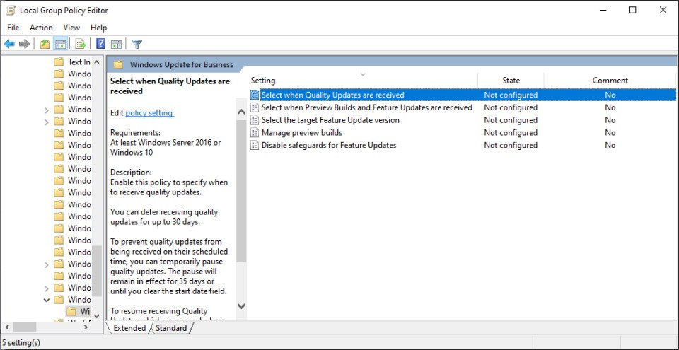 Cach tri hoan cap nhat Windows 10