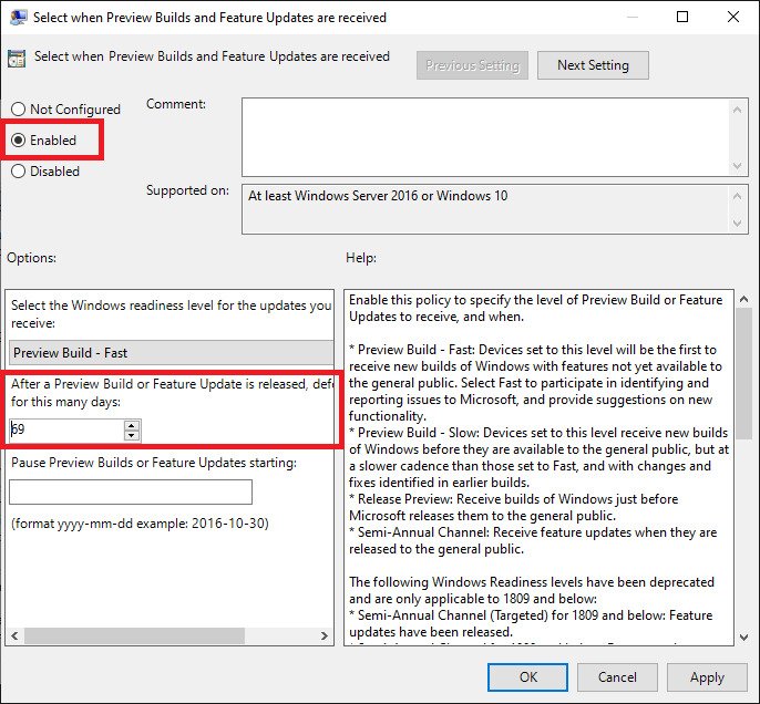 Cach tri hoan cap nhat Windows 11