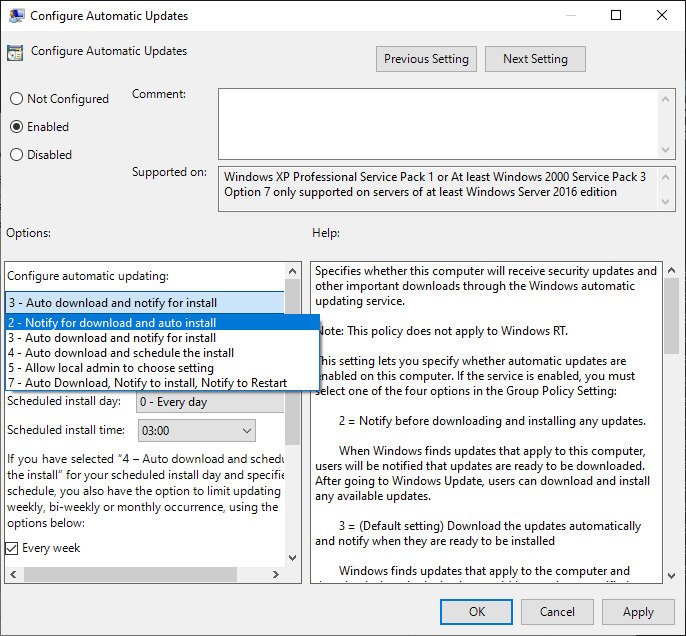 Cach tri hoan cap nhat Windows 12