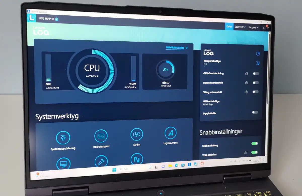 Đánh giá Lenovo LOQ 16: Laptop phù hợp cho game thủ nhẹ nhàng 12 Lenovo LOQ 16 05