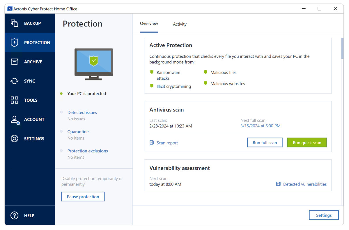 Danh gia Acronis Cyber Protect Home Office Sao luu PC hang dau 07