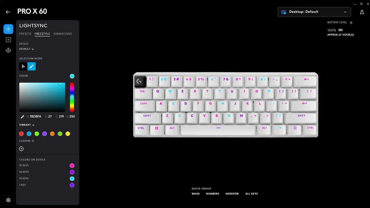 Logitech G Pro X 60 Lightspeed 13