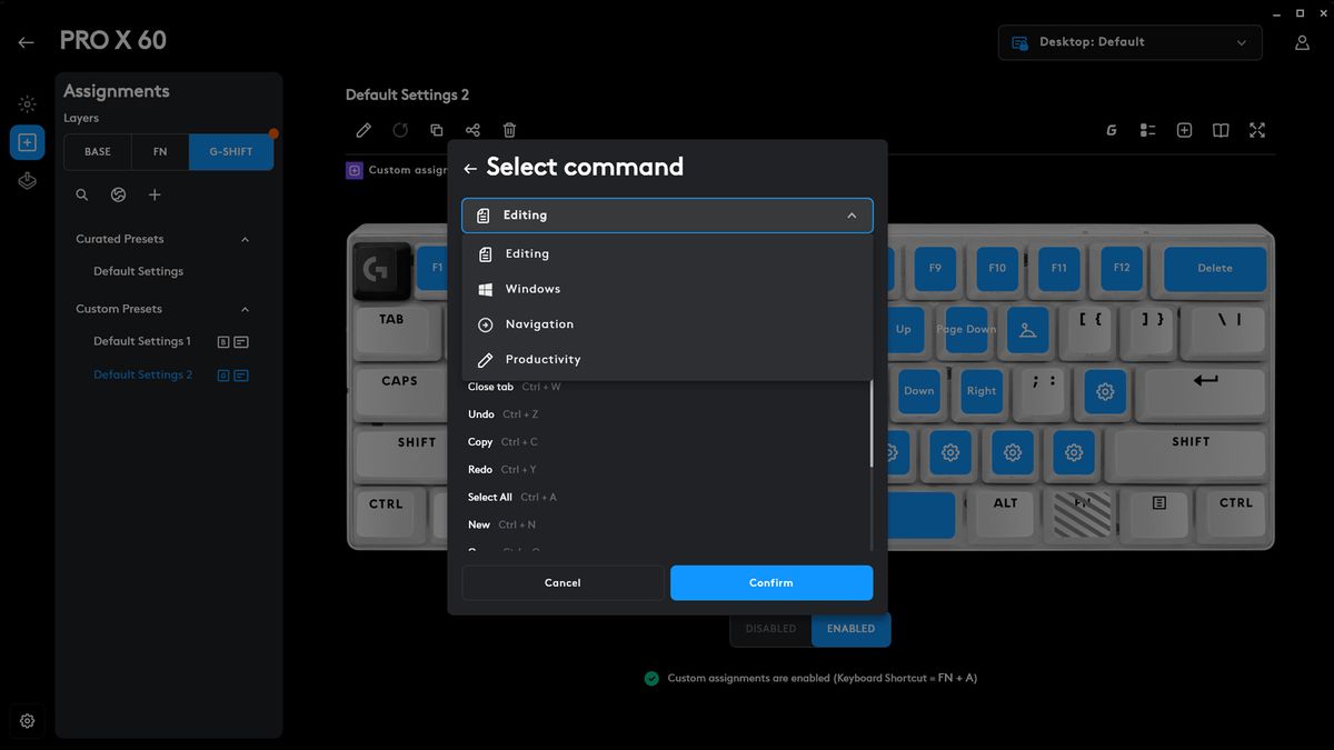Logitech G Pro X 60 Lightspeed 15