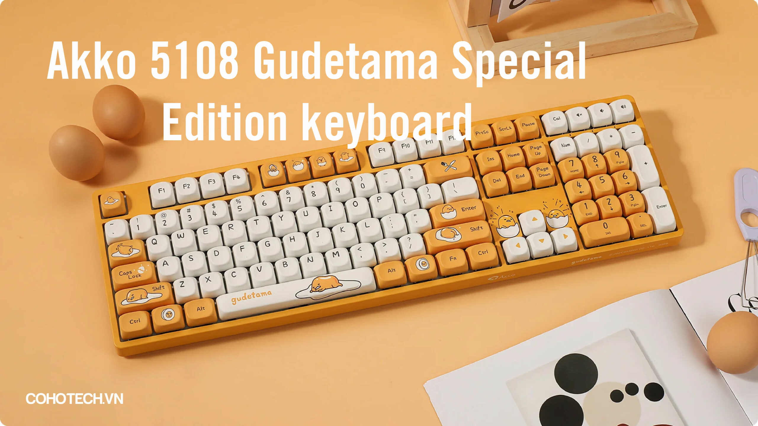 Akko 5108 Gudetama Special Edition keyboard 01 scaled