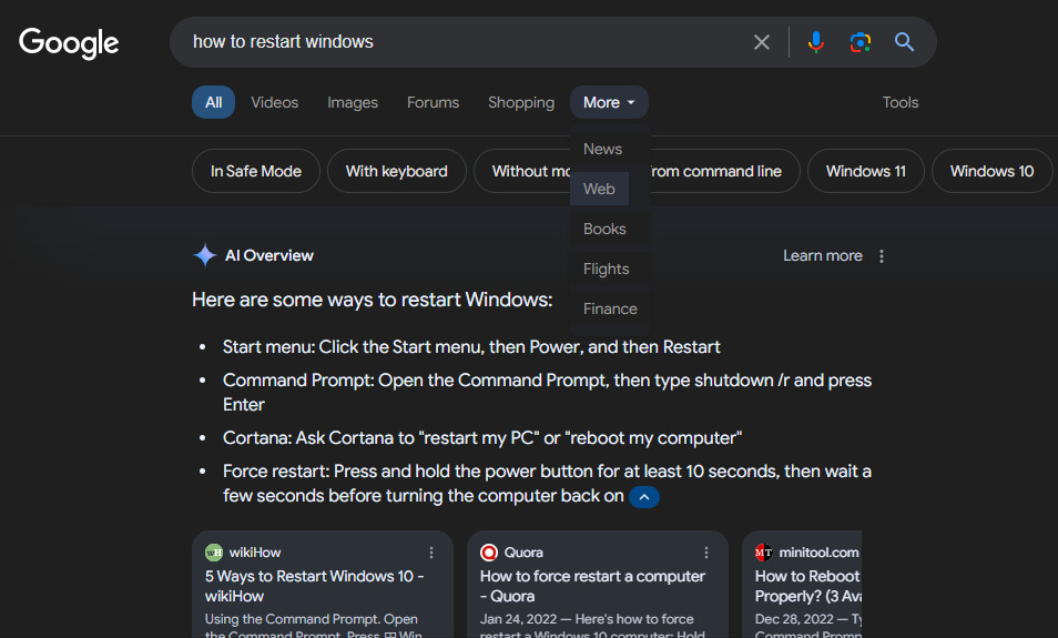 Cách xóa AI khỏi kết quả tìm kiếm trên Google của bạn 3 Cach xoa AI khoi ket qua tim kiem tren Google cua ban 02