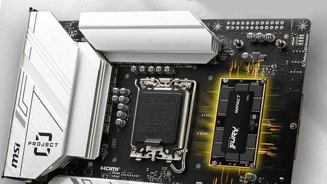 MSI cung cấp bo mạch chủ đầu tiên có bộ nhớ CAMM2 — Z790 Project Zero mang tiêu chuẩn RAM mới cho máy tính để bàn 2 MSI cung cap bo mach chu dau tien co bo nho CAMM2 — Z790 Project Zero 01