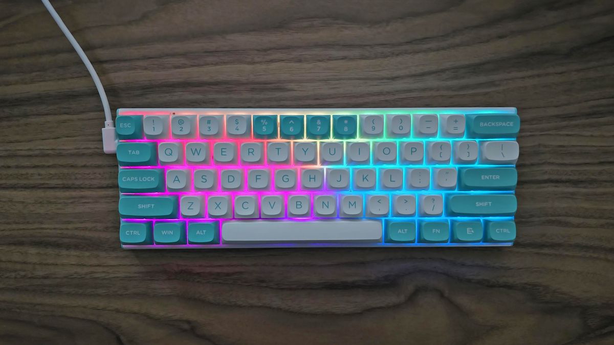 ban phim choi game tu tinh Redragon K683WB FIDD 12 1