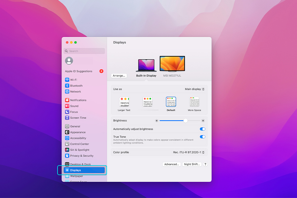 Làm sao kết nối được Macbook với màn hình? 6 Lam sao ket noi duoc Macbook voi man hinh 05