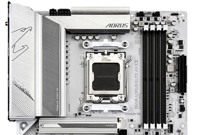 Gigabyte B650 Aorus Elite AX Ice Motherboard 03