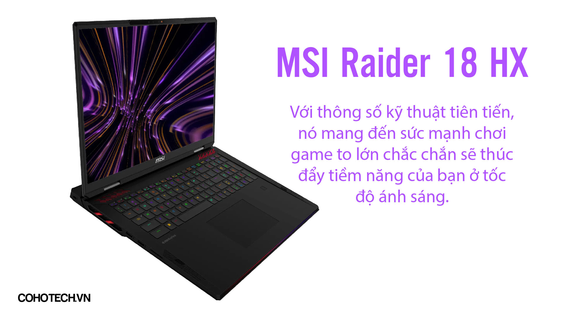 MSI Raider 18 HX 13 01