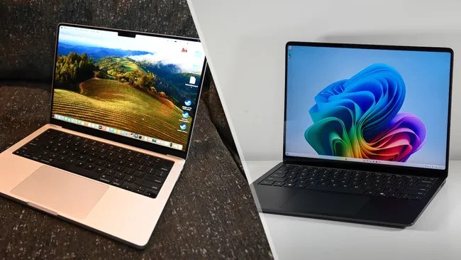 Microsoft Surface Laptop 7th Edition so với MacBook Pro 14 M3: Sự lựa chọn nào tốt hơn? 8 Microsoft Surface Laptop 7th Edition so voi MacBook Pro 14 M3 01