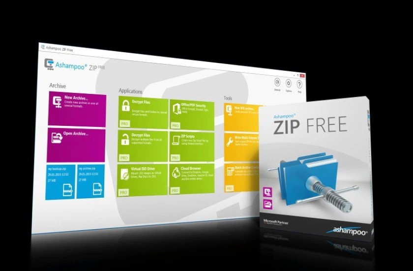 Top 5 phần mềm giải nén file Windows tốt nhất 12 Ashampoo ZIP Free Phan mem nen va giai nen linh hoat