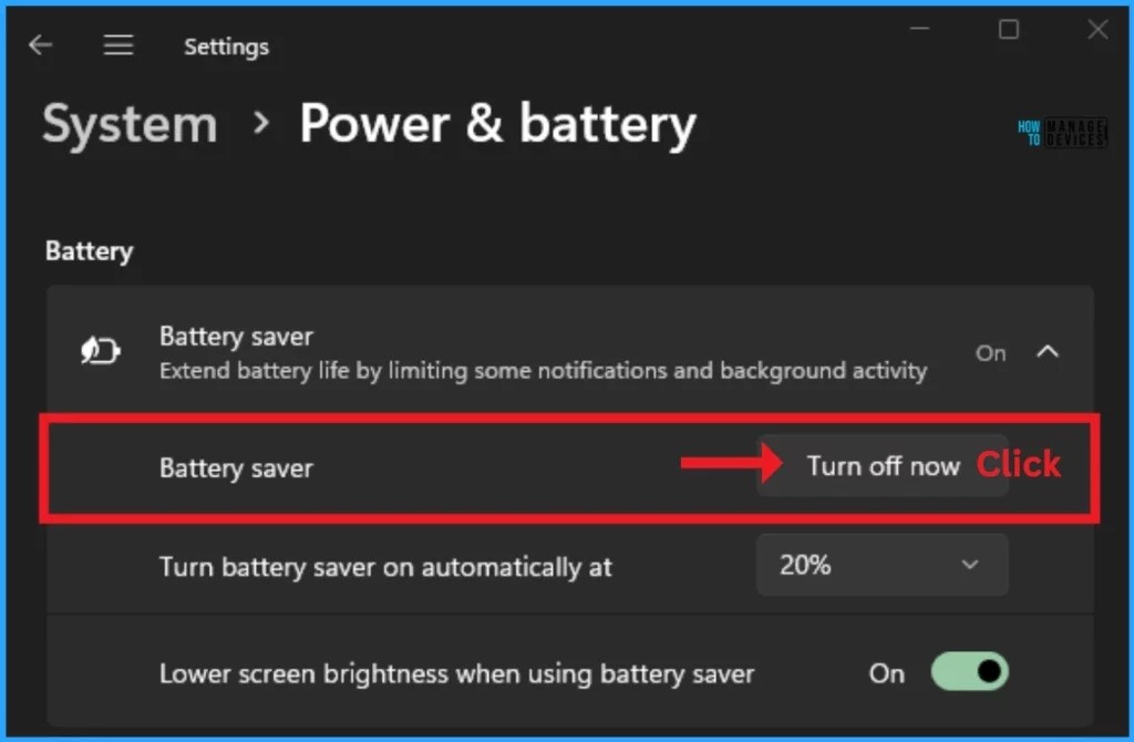 Hướng dẫn sửa lỗi quạt laptop kêu to an toàn hiệu quả 17 Battery saver