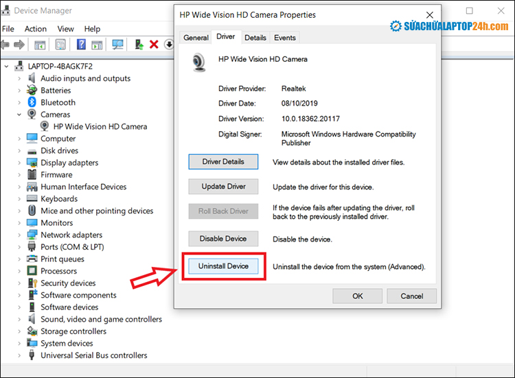Hướng dẫn cách mở camera trên Laptop Windows & MacOS hiệu quả 16 Cap nhat driver camera