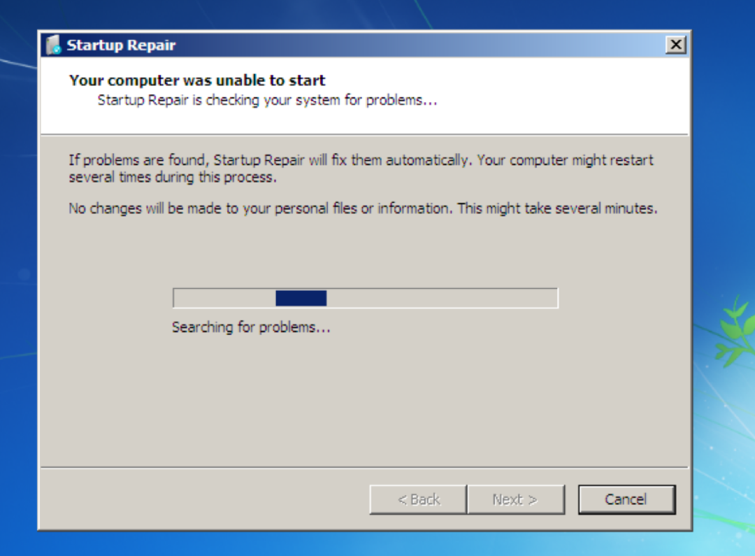 Hướng dẫn sửa lỗi laptop lên màn hình nhưng không chạy 22 Chay Startup Repair Sua loi khoi dong