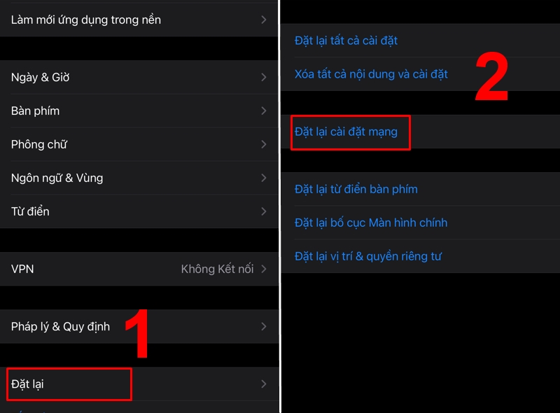 Hướng dẫn sửa lỗi laptop không kết nối được WiFi 21 Dat lai cai dat mang