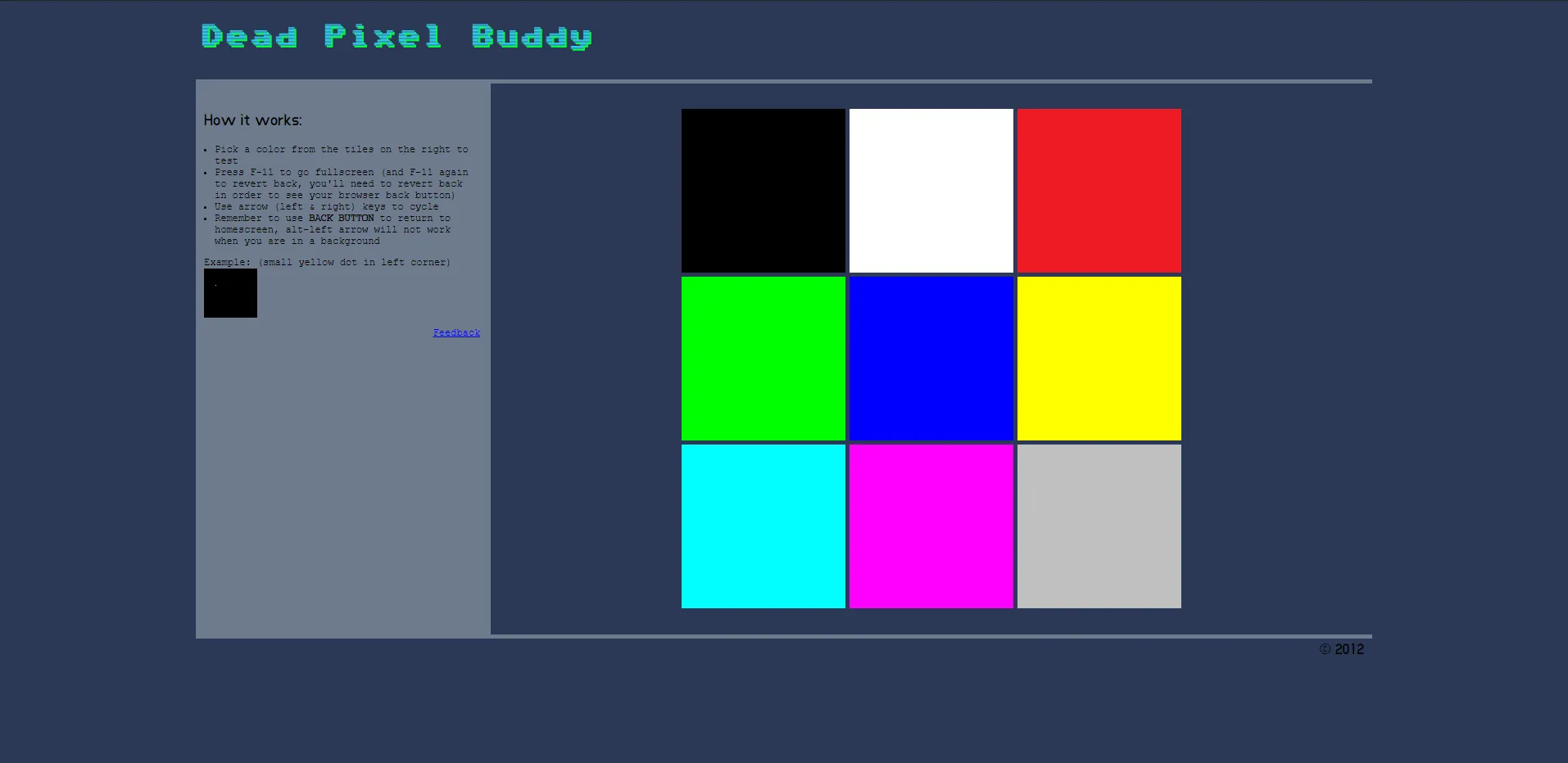 Dead Pixel Buddy