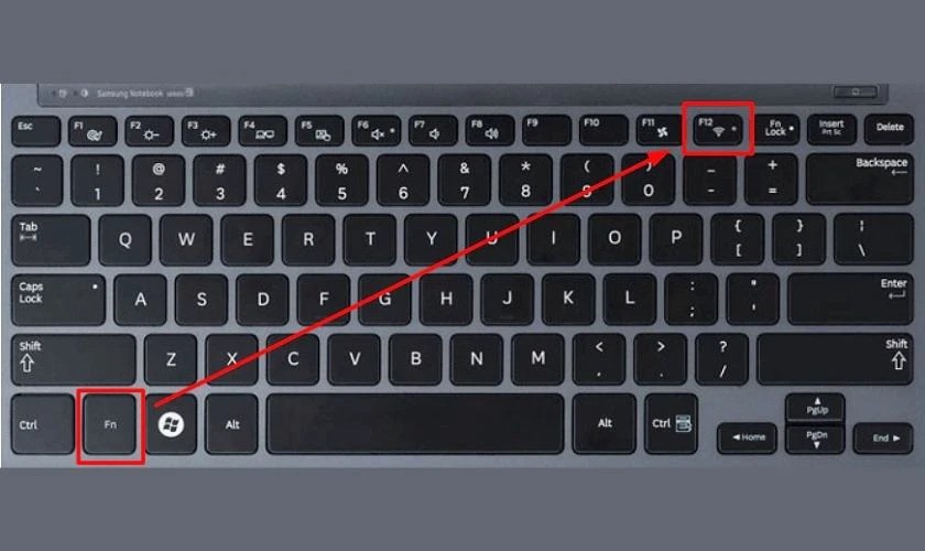 Hướng dẫn sửa lỗi laptop không kết nối được WiFi 14 Fn phim co bieu tuong WiFi