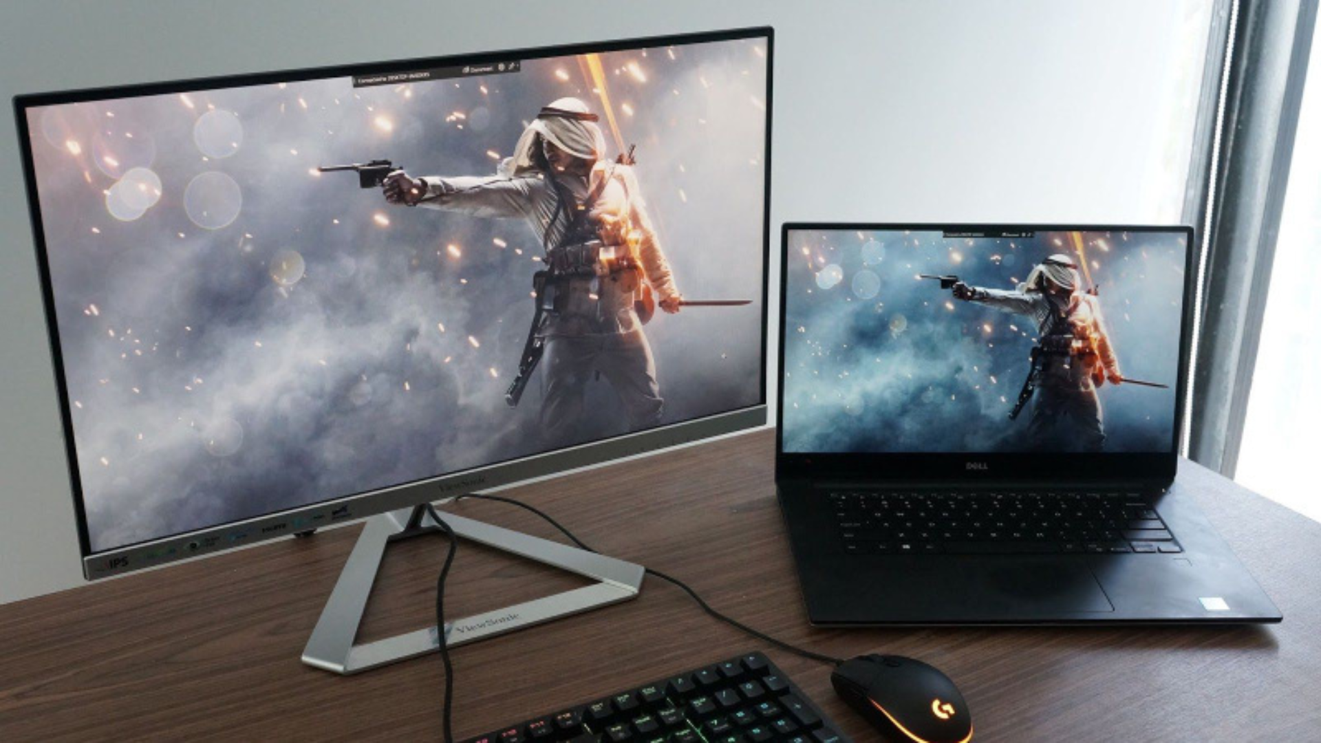 Hướng dẫn cách khắc phục màn hình laptop bị đỏ hiệu quả 18 Kiem tra man hinh bang man hinh ngoai