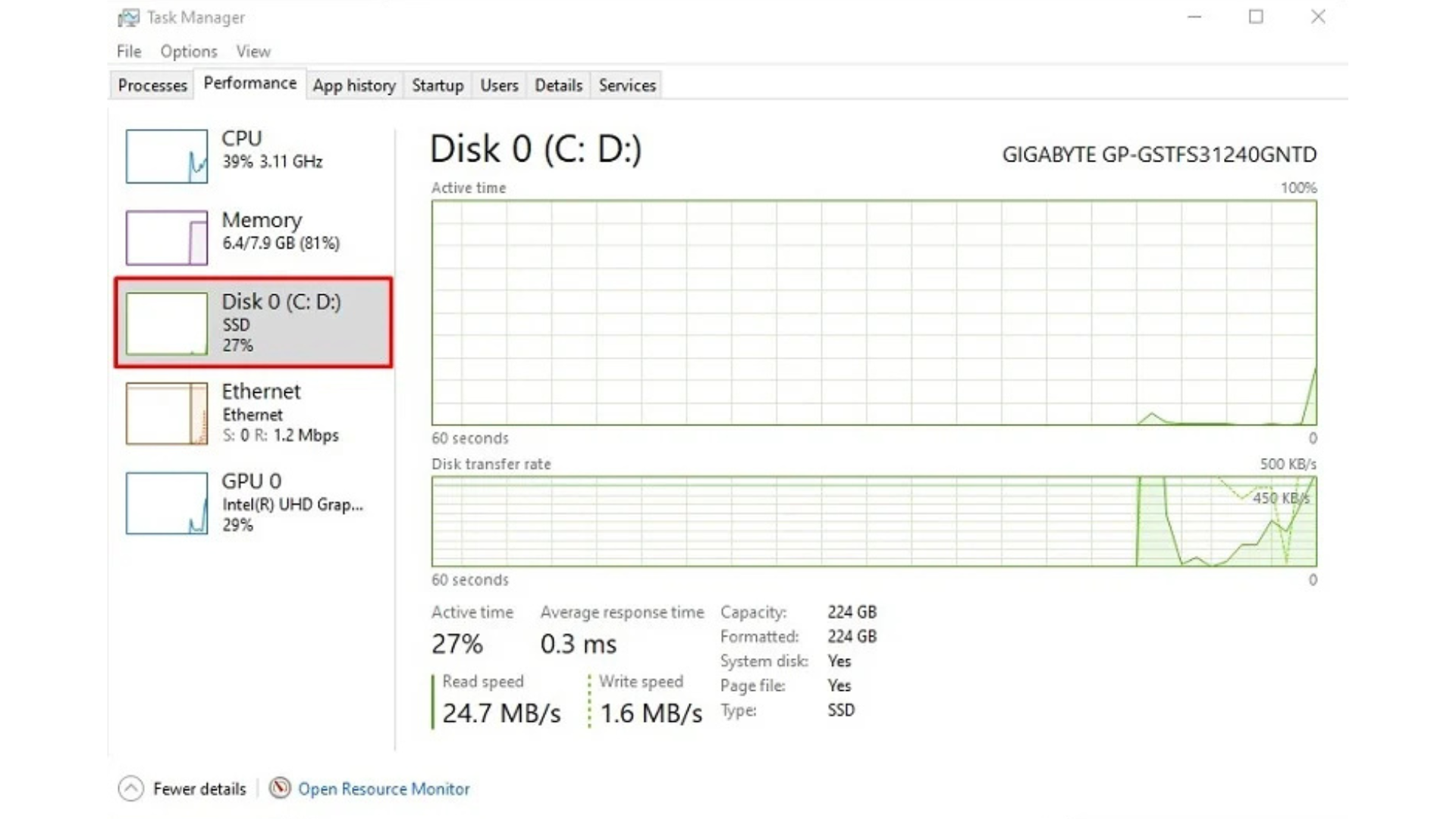 Hướng dẫn cách kiểm tra cấu hình laptop Windows nhanh và hiệu quả 17 Kiem tra thong tin o cung va SSD