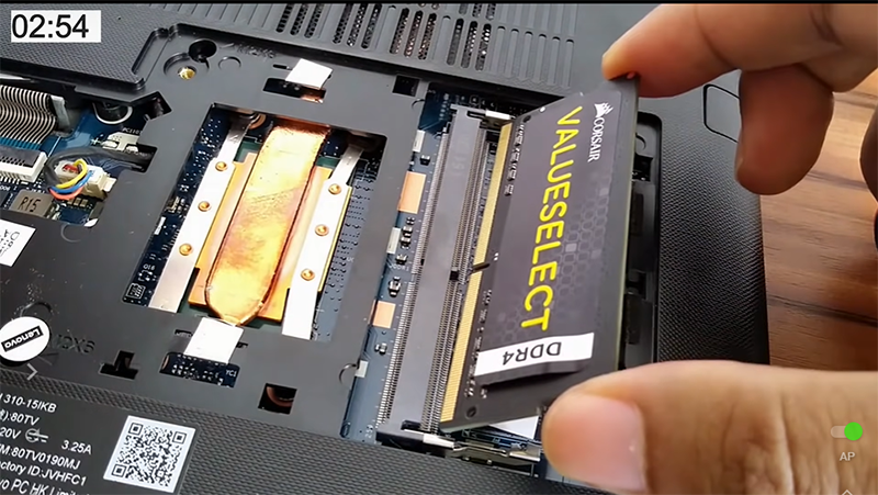 Cách sửa lỗi laptop lên nguồn nhưng không lên màn hình hiệu quả 18 Kiem tra va thao lap RAM