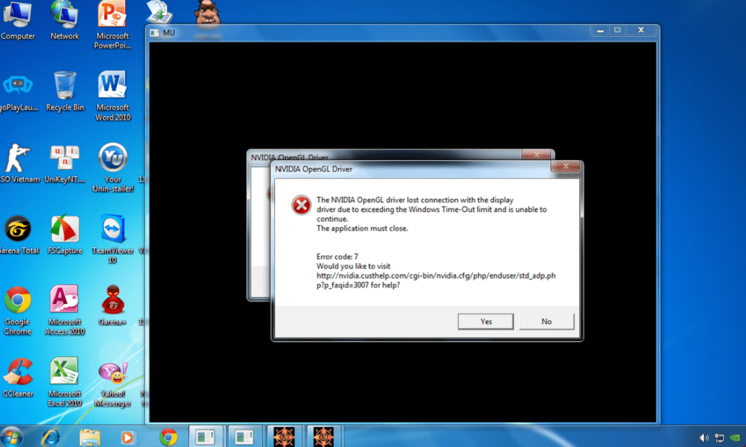 Hướng dẫn cách khắc phục màn hình laptop bị đỏ hiệu quả 12 Loi driver card do hoa 1