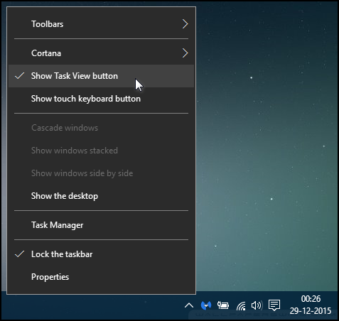 Mo ban phim ao tu Taskbar Thanh tac vu