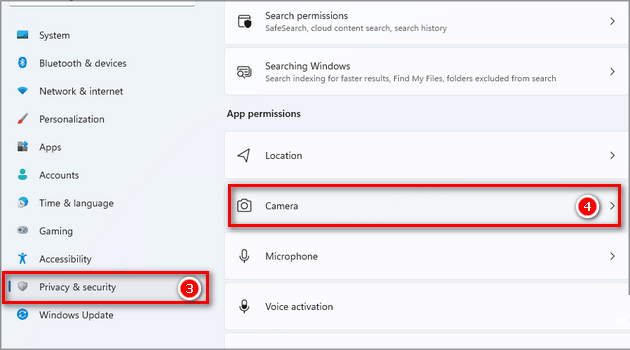 Hướng dẫn cách mở camera trên Laptop Windows & MacOS hiệu quả 15 Mo camera tren Windows 11