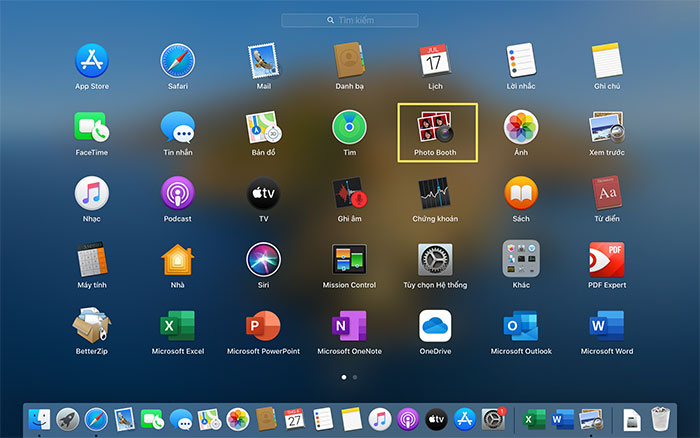 Hướng dẫn cách mở camera trên Laptop Windows & MacOS hiệu quả 21 Mo camera tu ung dung Photo Booth tren MacOS