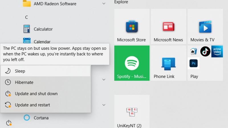 Hướng dẫn cách tắt Laptop Windows đúng cách và an toàn 19 Su dung che do Sleep hoac Hibernate