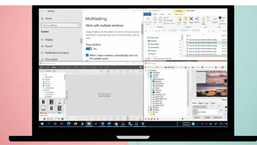 Hướng dẫn cách chia đôi màn hình Laptop Windows hiệu quả 12 Thiet ke chua co ten 5