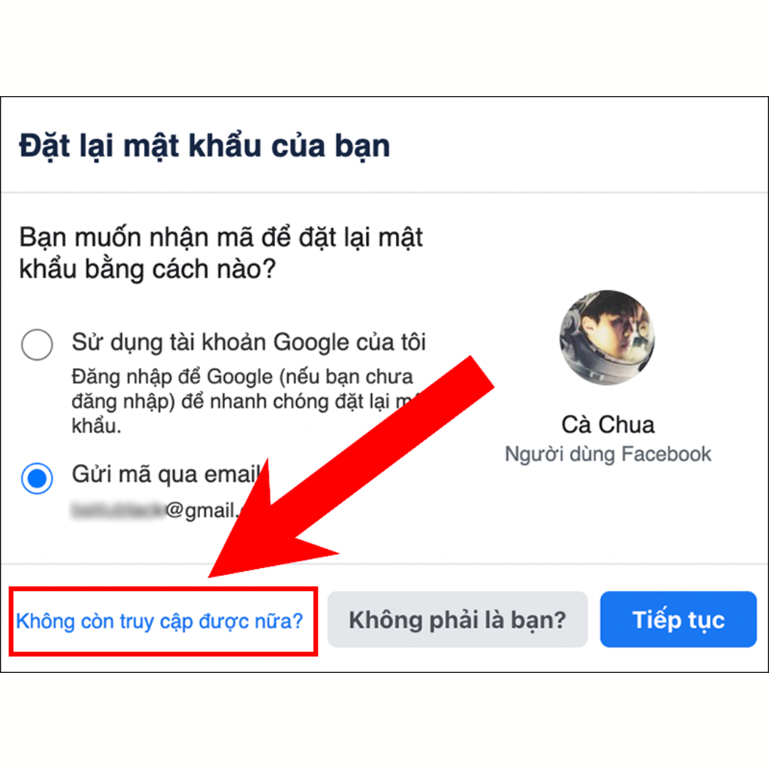 Hướng dẫn cách lấy lại mật khẩu Facebook hiệu quả an toàn 26 Chon Khong con truy cap duoc nua
