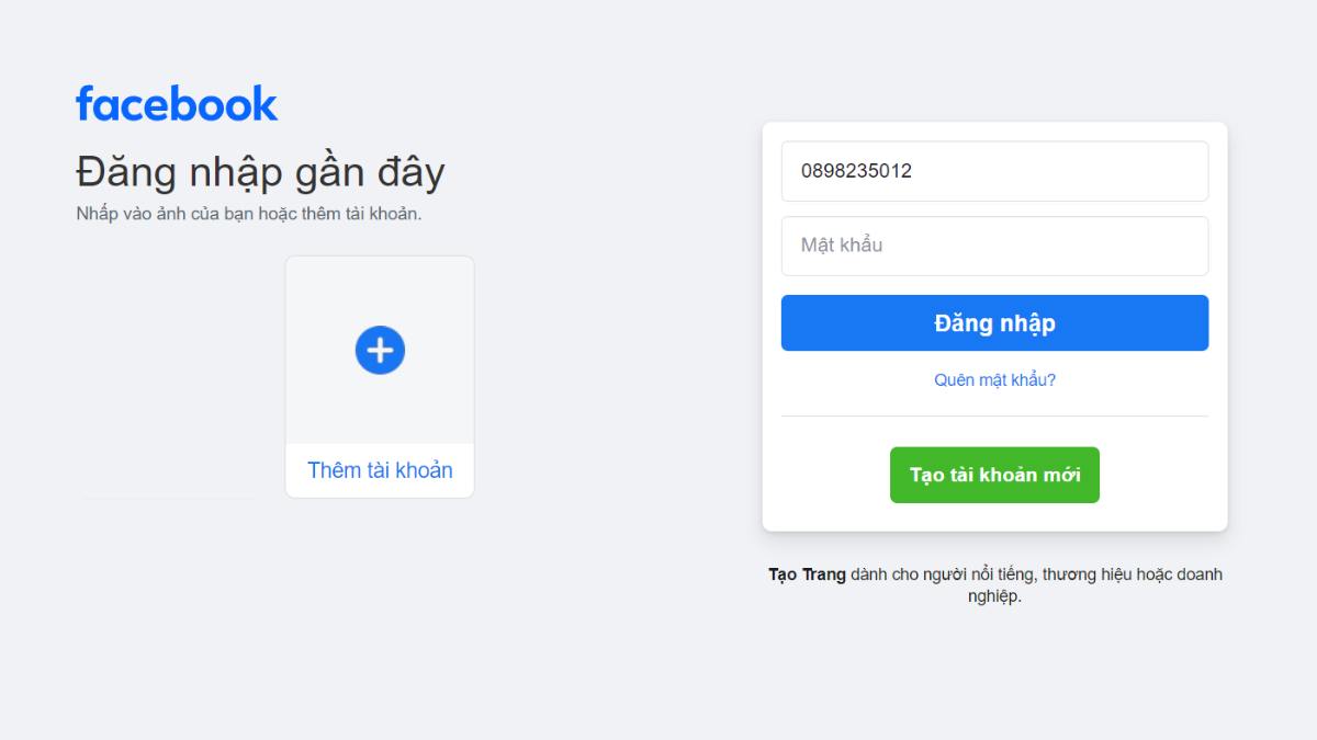 Hướng dẫn cách đổi tên trên Facebook hiệu quả và an toàn 17 Dang nhap vao tai khoan Facebook cua ban