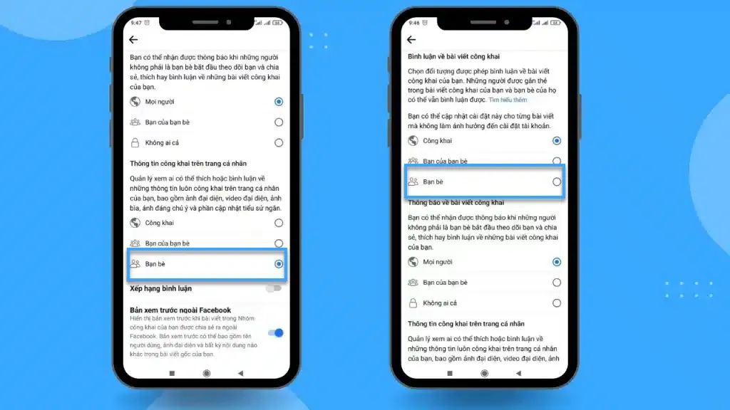 Dieu chinh quyen binh luan
