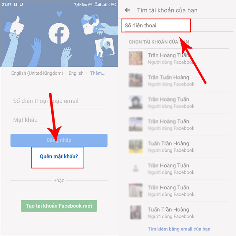 Hướng dẫn cách lấy lại mật khẩu Facebook hiệu quả và an toàn 12 Lay lai mat khau qua email hoac so dien thoai dang ky