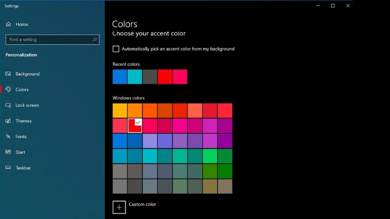 Hướng dẫn cách sửa lỗi màn hình laptop bị xanh lá cây 2 Loi cai dat mau sac