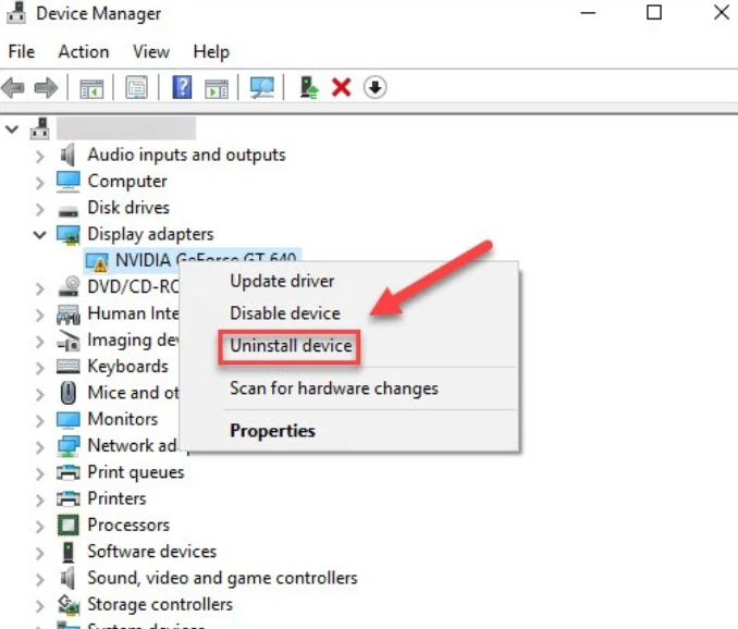 Hướng dẫn sửa lỗi màn hình laptop bị tối đen 3 Loi driver do hoa