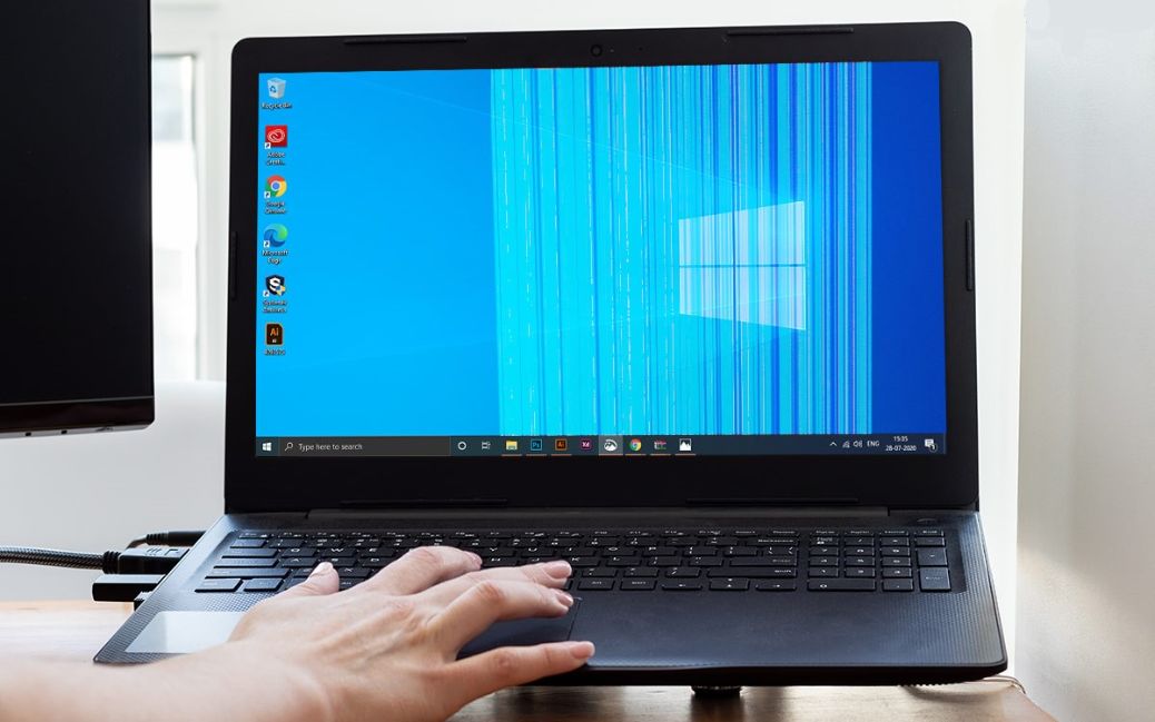 Hướng dẫn sửa lỗi màn hình laptop bị tối đen 5 Man hinh bi loi hoac hu hong