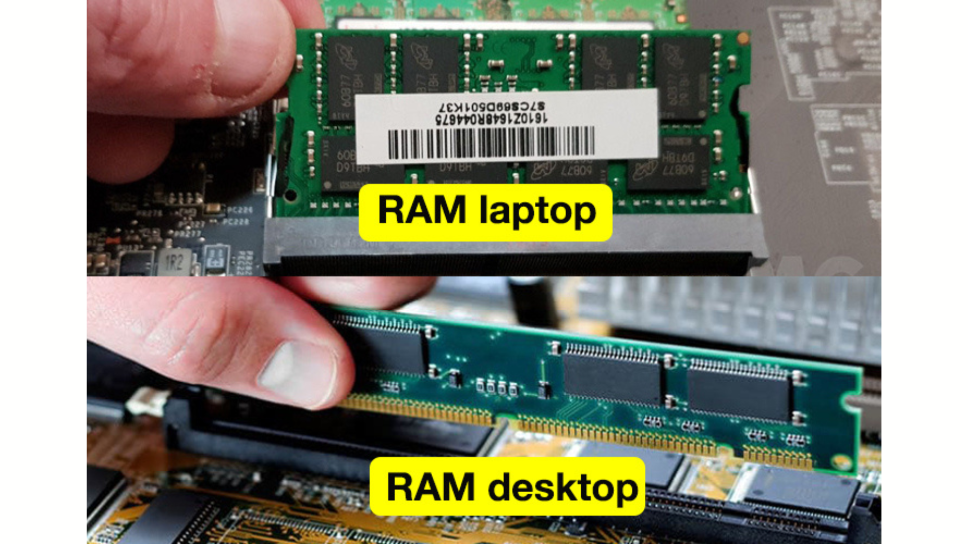 Su khac biet giua RAM Laptop va RAM Desktop