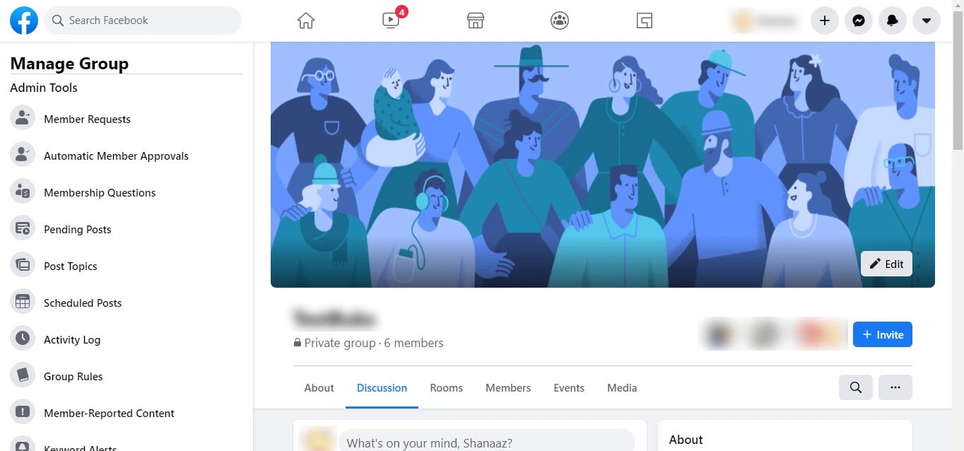 Tat binh luan tren nhom Facebook