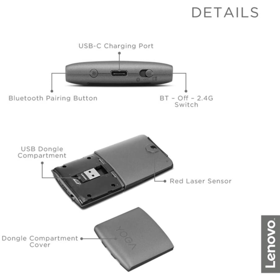 So sánh chuột Lenovo Thinkpad X1 Presenter Mouse và Lenovo Yoga Mouse with Laser Presenter: Nên mua chuột nào tốt hơn? 16 Thoi luong pin va kha nang ket noi