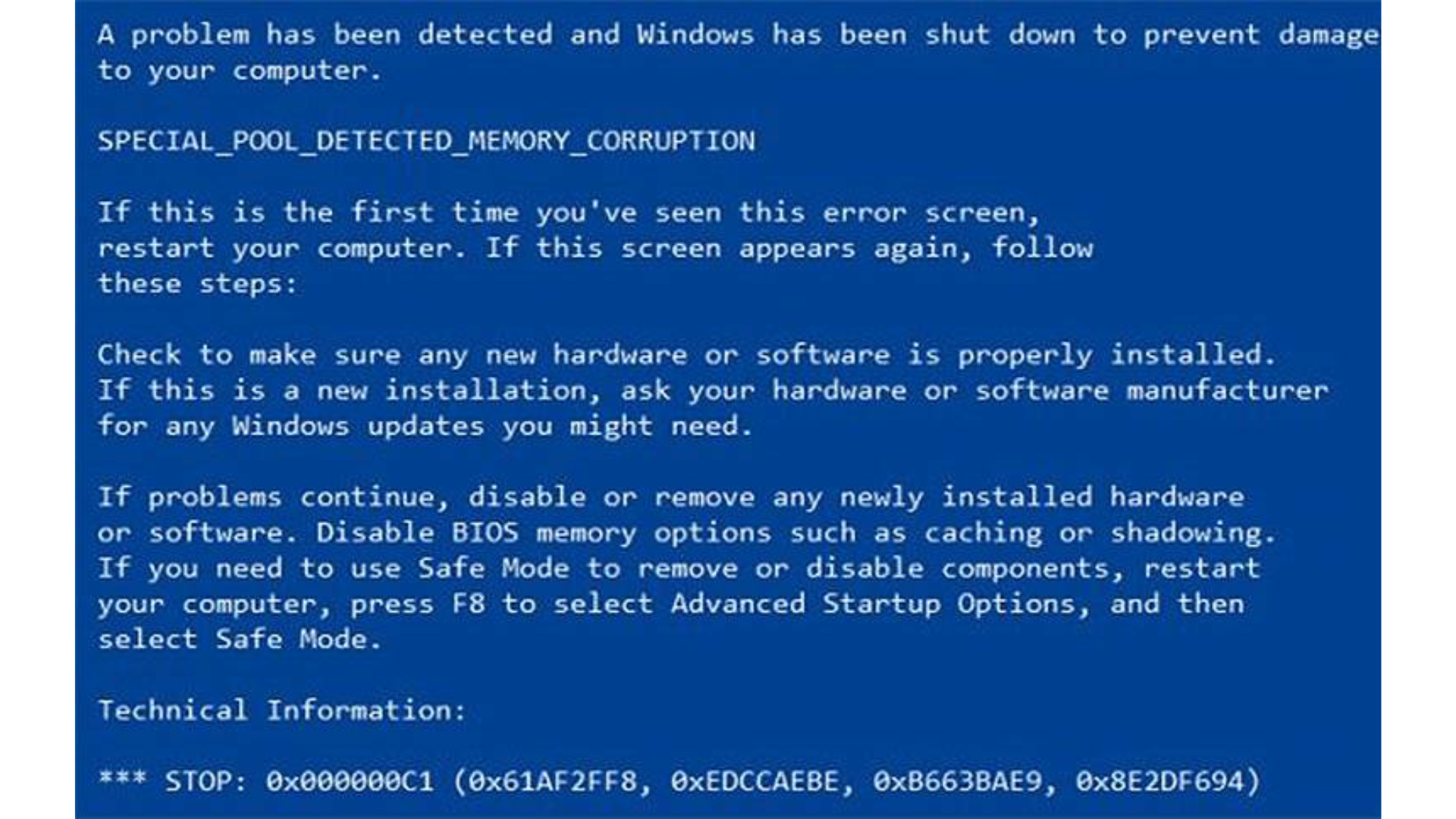 Hướng dẫn sửa lỗi màn hình xanh (Blue Screen) trên windows 16 Xac dinh ma loi BSOD