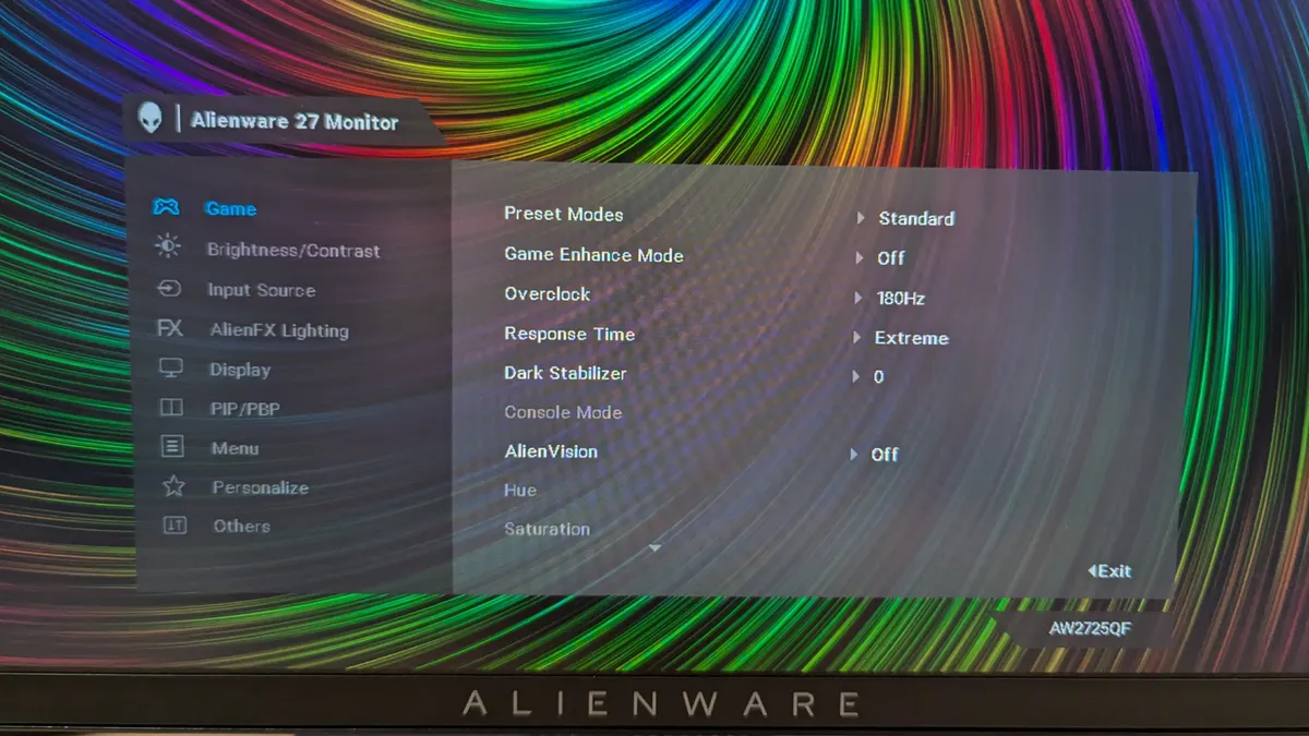 Alienware AW2725QF 07