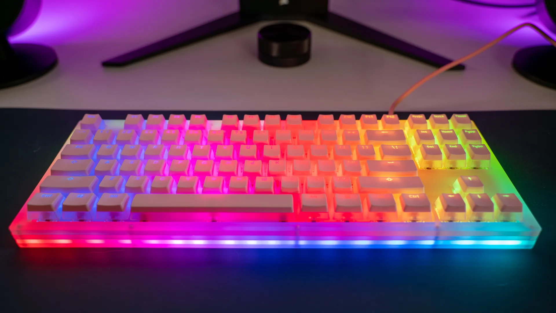 Ban phim co Akko Sakura Jelly RGB 01