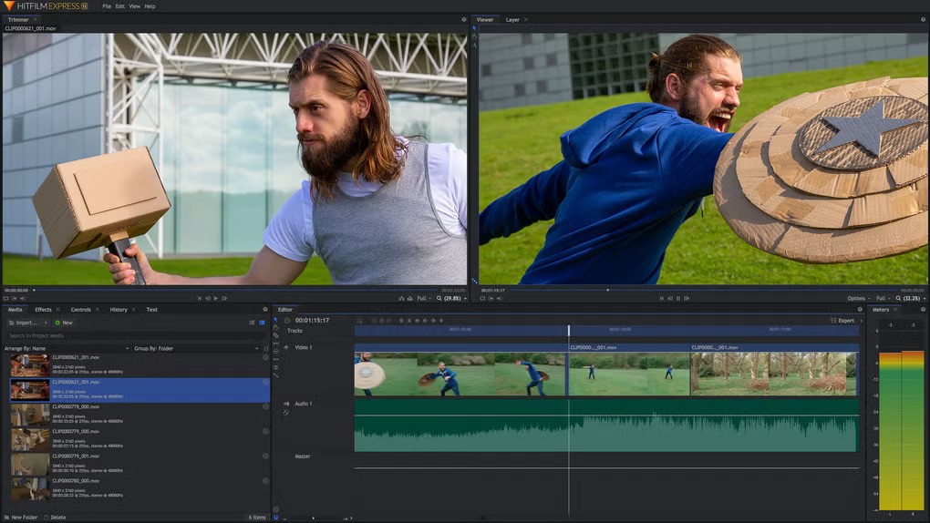 Top 10 phần mềm Edit Video miễn phí hàng đầu hiện nay – chọn ngay công cụ phù hợp cho bạn! 3 HitFilm